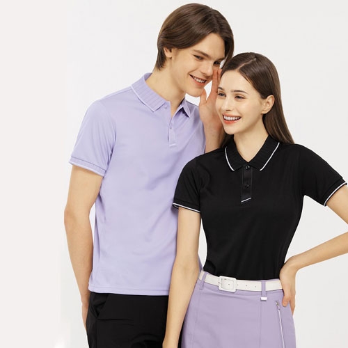 SBN-174 맵시 자가드 배색 카라티 (3COLOR)