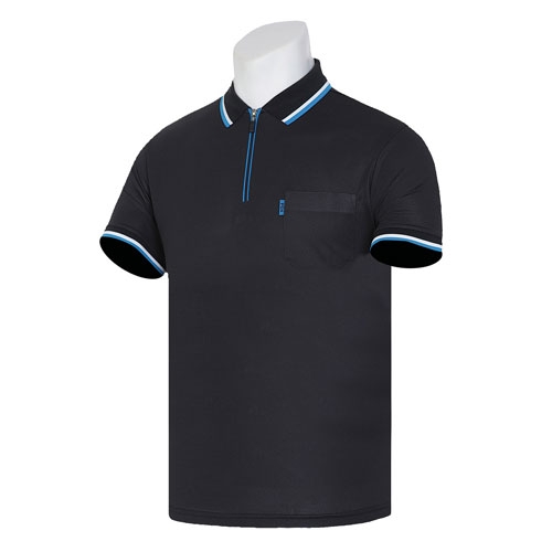 SBN-101 프레시 지퍼 카라티 긴팔/반팔 (10COLOR)