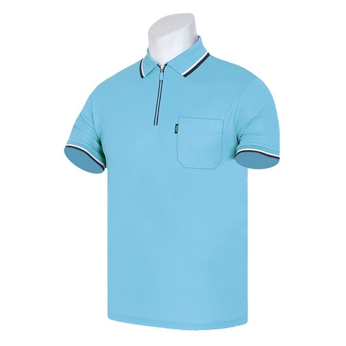 SBN-101 프레시 지퍼 카라티 긴팔/반팔 (10COLOR)