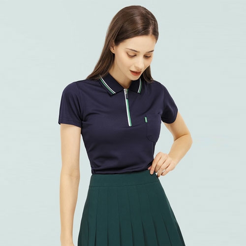 SBN-138 에어로쿨 지퍼 카라티 긴팔/반팔 (6COLOR)