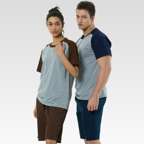 150-145 찜질복 사우나 찜질방옷 나그랑 반팔 상하세트