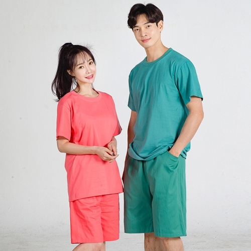 176-177 찜질복 사우나 찜질방옷 반팔 상하세트