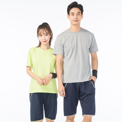 856-857 SET 헬스복 반팔 상하세트