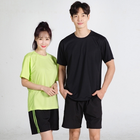 826-827 SET 헬스복 반팔 상하세트