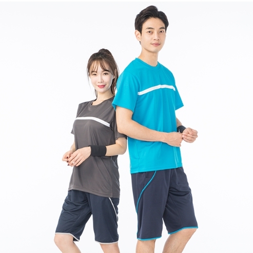 768-769 SET 헬스복 반팔 상하세트