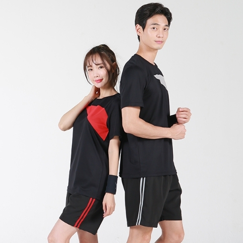 776-777 SET 헬스복 반팔 상하세트