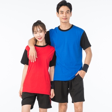 343-344 SET 헬스복 반팔 상하세트