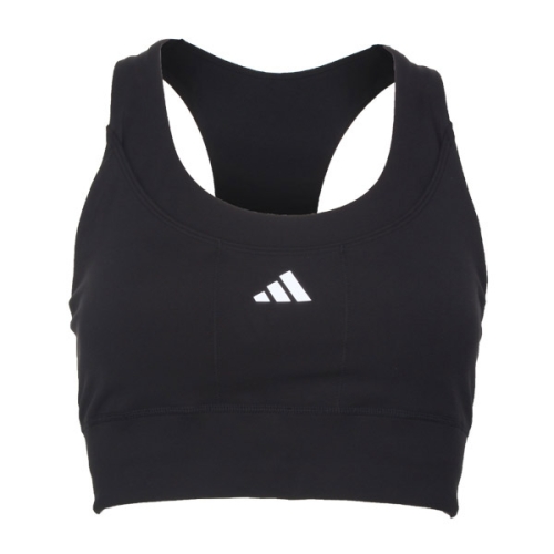 아디다스 W 런 포켓 미디엄 서포트 브라 (블랙)