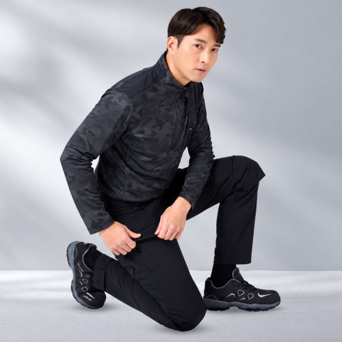 MP-9 코듀라 스판 작업복바지 블랙 사계절 근무복 워크팬츠 블랙
