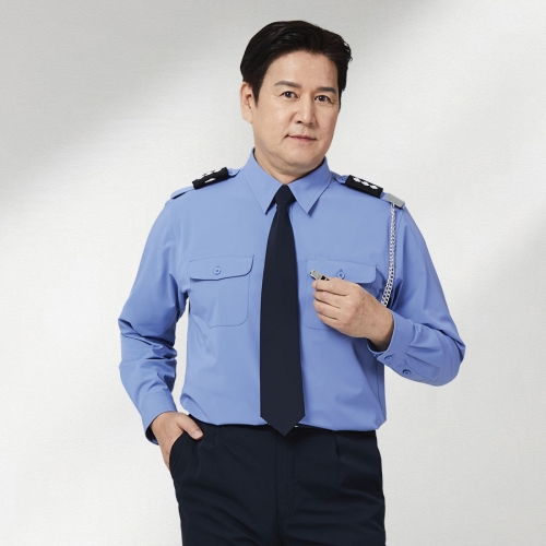 K-11 스판 근무복 셔츠 경비 작업복 유니폼