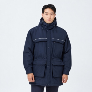 NS-1 겨울 방한점퍼 폴라폴리스 기모안감 작업복 회사 단체복