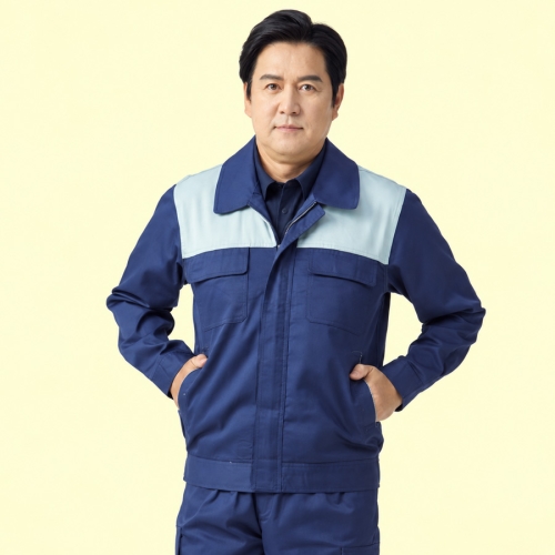 S-19 춘하 작업복 점퍼 면혼방 산업현장 단체 근무복