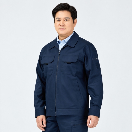 A-2633 춘하 TC 면혼방 작업복 점퍼 스탠다드 단체 근무복