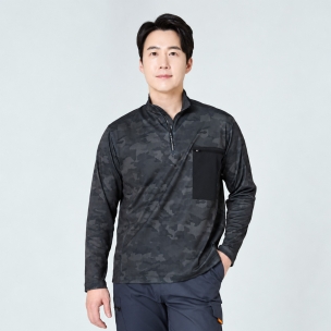 TL-01 헥사곤 카모플라주 반팔 작업복 기능성 여름 근무복 단체복