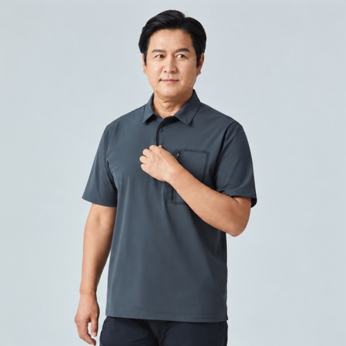 T-248 T-249 트리코트 스판 반팔 카라티 기능성 여름 단체복
