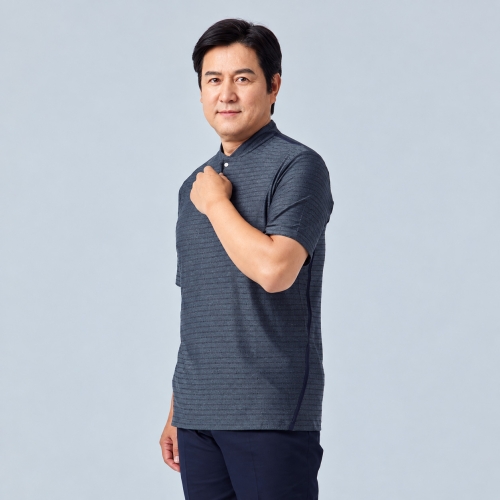 T-181 T-182 자카드 스판 반팔 카라티 통기성 여름 작업복 단체복