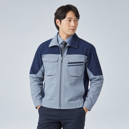 A-735 A-736 춘하 TR 쉐도우 작업점퍼 여름 단체 근무복