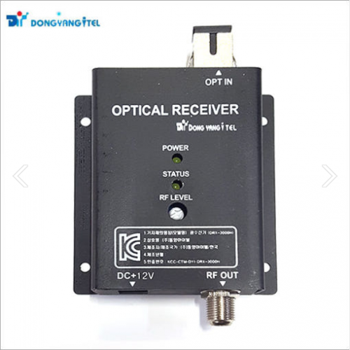 DRX-3000 [동양아이텔 광수신기 OPTICAL RECEIVER 광컨버터 광변환기] DRX-3000 [동양아이텔 광수신기 ...
