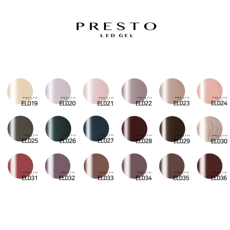 [프레스토] 컬러젤 EL001~036