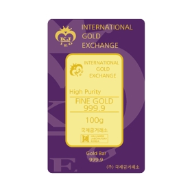 고급 프레스형 골드바 100g