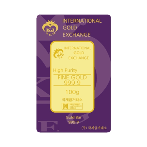 고급 프레스형 골드바 100g