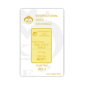 고급 프레스형 골드바 37.5g