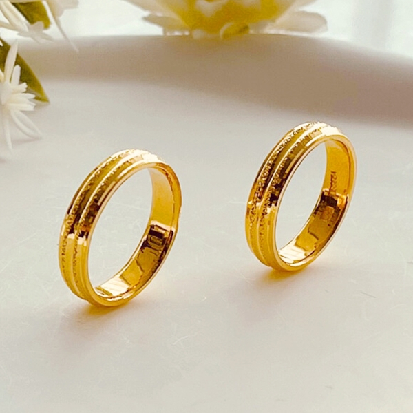 (995제품) 심플 샌딩라인 순금반지 3.75g ~ 7.5g