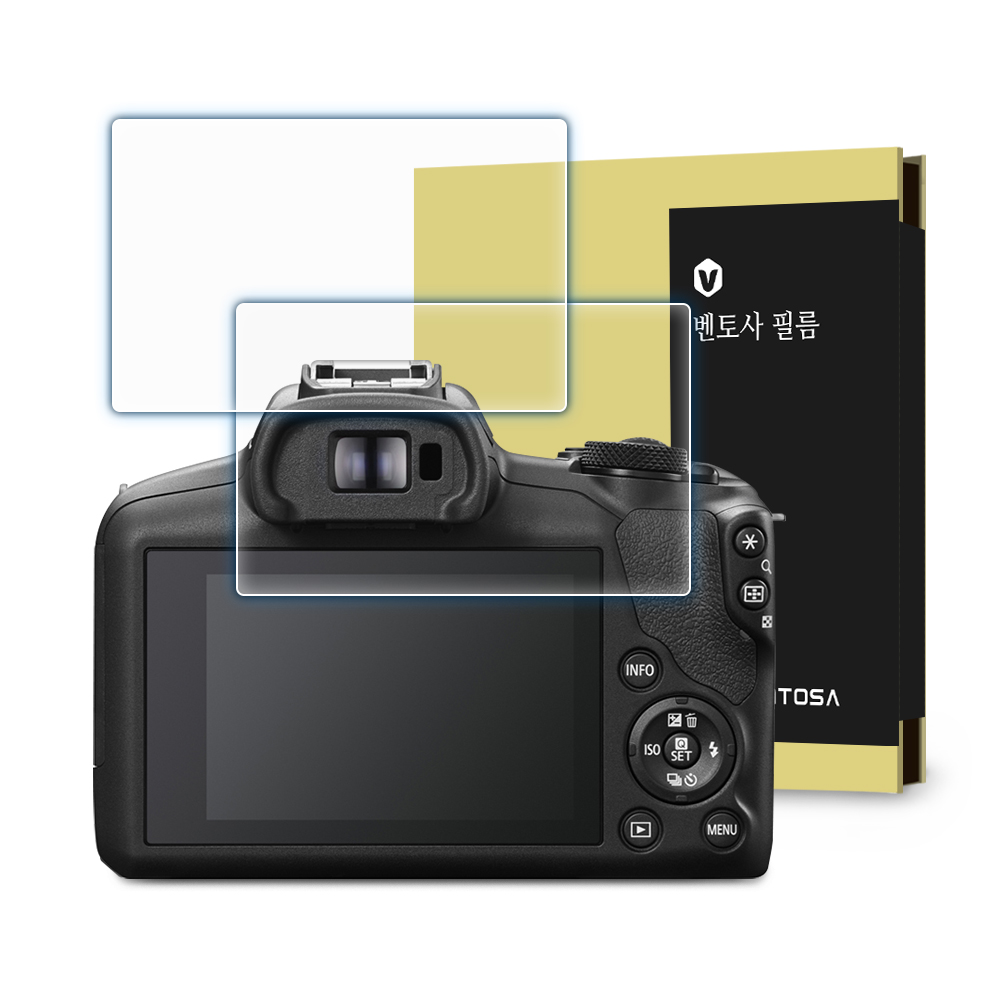 벤토사 캐논 EOS R100 카메라 강화유리 액정 보호필름 2장