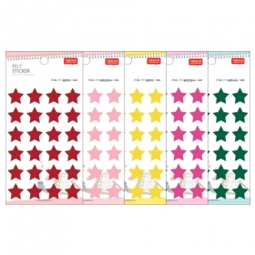 펠트_711(적색/노랑/녹색/연핑크/진핑크)