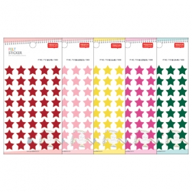 펠트_712(적색/노랑/녹색/연핑크/진핑크)