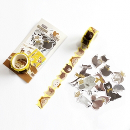 마스킹테이프+조각스티커_MST65 마이프렌드