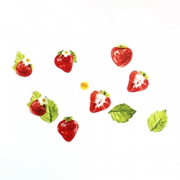 떼어쓰는 마스킹테이프_MST56 딸기