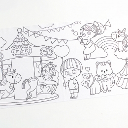 컬러링테이프+떼어쓰는스티커_MST69 유원지