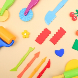 [오아트] 클레이 도구, 찍기틀 세트(2종 택1/점토놀이/KC인증)