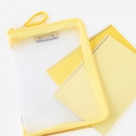 [오아트] A4 반투명 클립 지퍼 파일(4종 택1/신학기/학습지 정리)