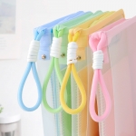 [오아트] A4 반투명 클립 지퍼 파일(4종 택1/신학기/학습지 정리)