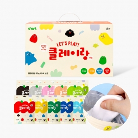 [오아트] 클레이랑 50g 19색 세트(선물패키지/KC인증)