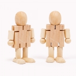 [오아트] 움직이는 나무 인형(목각인형/관절인형/장식품/KC인증)