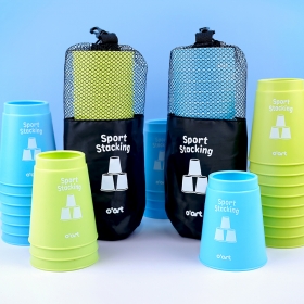 [오아트] 스포츠 스태킹컵(색상선택/12개입/스택/KC인증)
