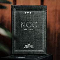 녹 프로 2021 덱 제트 블랙(NOC Pro 2021 Jet Black Playing Cards)