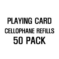 리셋 리필 : 카드 밀봉용 셀로판 50장(Playing Card Cellophane Refills 50 Units)