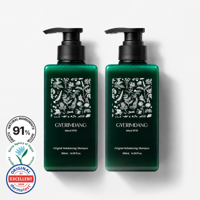 계림당 프리미엄 샴푸 천연 한방 두피 탈모샴푸 1+1 (500ml x 2ea)