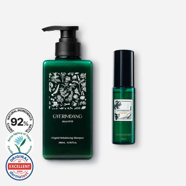계림당 프리미엄 천연탈모 샴푸 500ml,계림당 프리미엄 두피진정 헤어 미스트 40ml SET