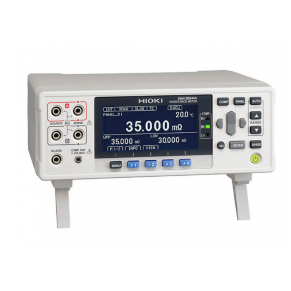 HIOKI RM3544-01, 저항계, RESISTANCE METER,  기본 정확도 0.02 %, 최소 분해능 1&mu;&Omega;, 최대 측정 전류 300mA