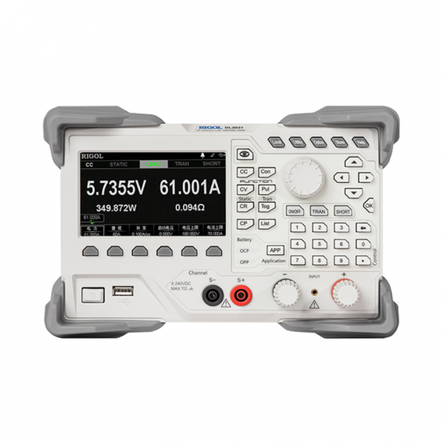DL3031 | 리골 DL3000 시리즈 | DC 전자로드 | Rigol | 150V/60A | 2.5A/us | 15kHz