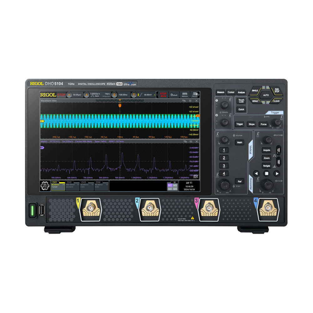DHO5104 | 리골 DHO/MHO5000 시리즈 | 오실로스코프 | Rigol | 1GHz | 4CH