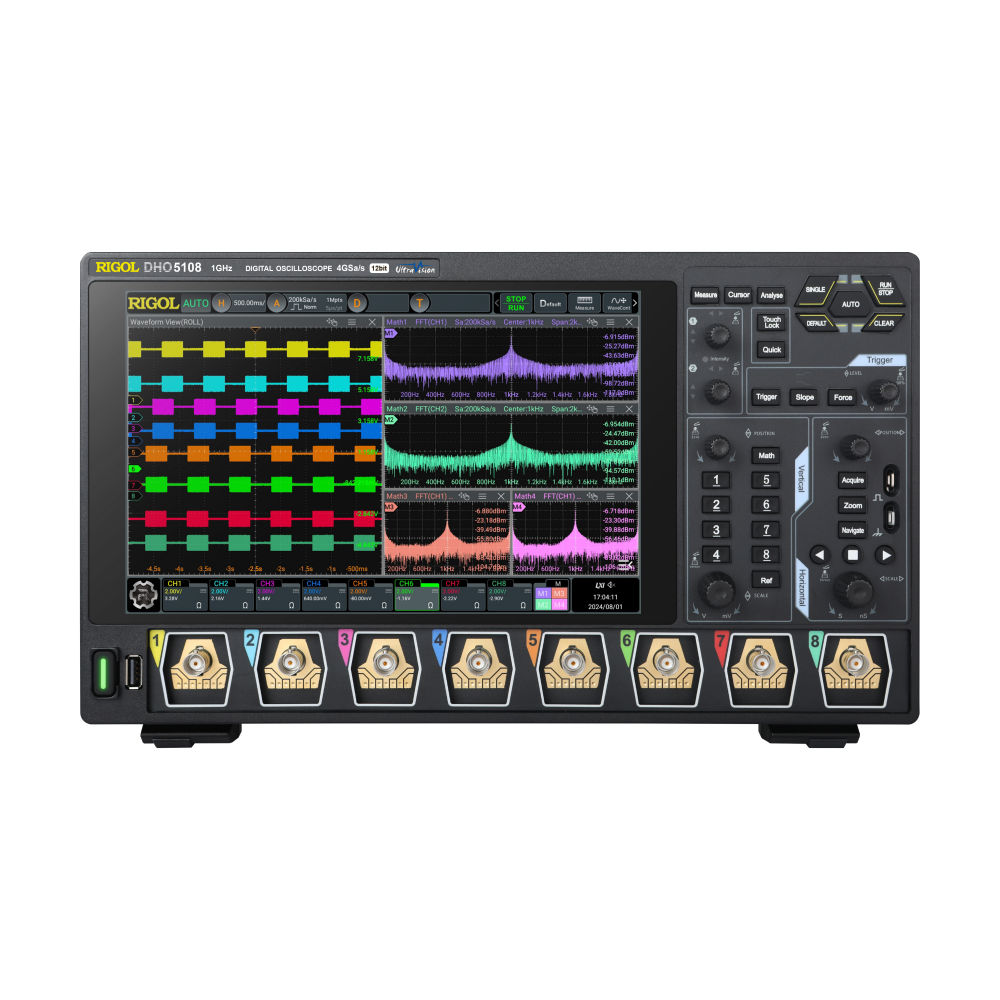 DHO5108 | 리골 DHO/MHO5000 시리즈 | 오실로스코프 | Rigol | 1Ghz | 8CH