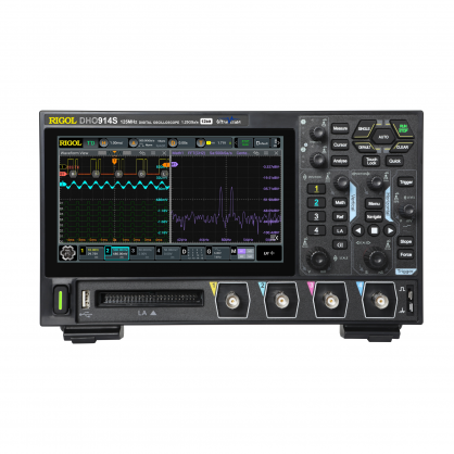 DHO914S | 리골 DHO900 시리즈 | 포터블 오실로스코프 | Rigol | 125Mhz | 4CH | 1.25GSa/s | 50Mpts | 내장신호소스