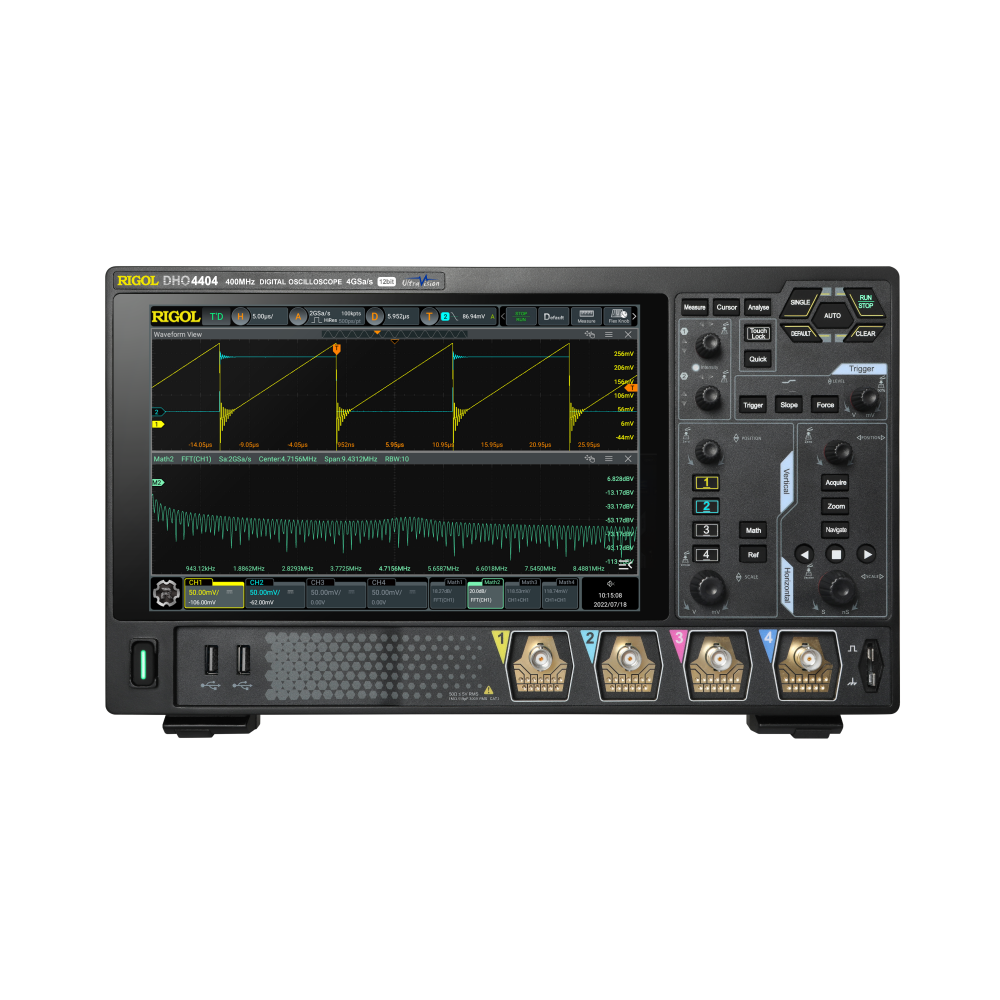 DHO4404 | 리골 DHO4000 시리즈 | 오실로스코프 | Rigol | 400Mhz | 4CH | 4GSa/s | 500Mpts(옵션)