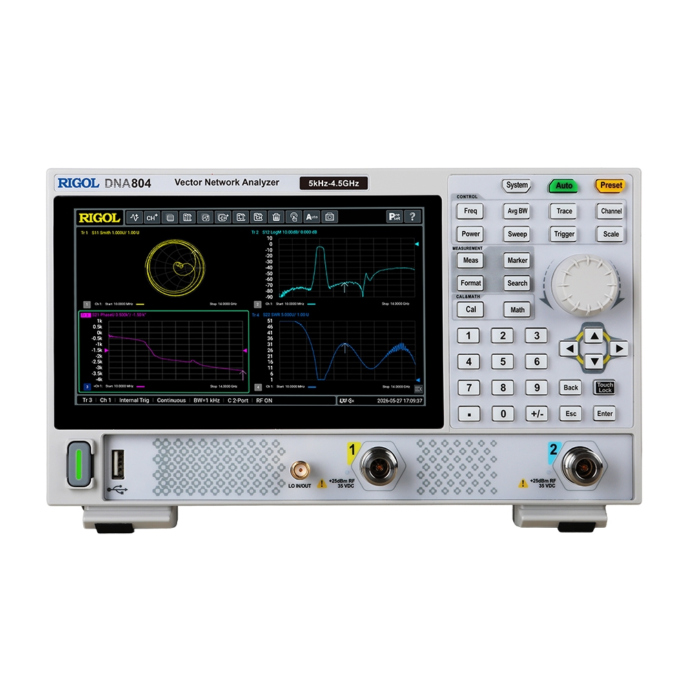 DNA804 RIGOL VNA | 리골 벡터 네트워크분석기 | 5 kHz ~ 4.5 GHz | 2포트
